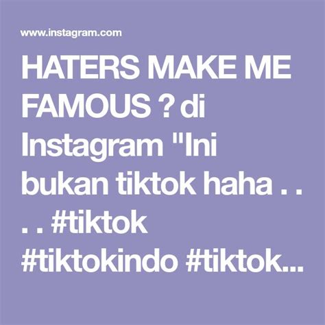 Haters TikTok Indonesia